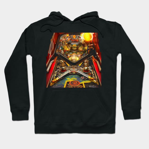 Pinball Game Of Depth 23 Hoodie by Elvira Khan